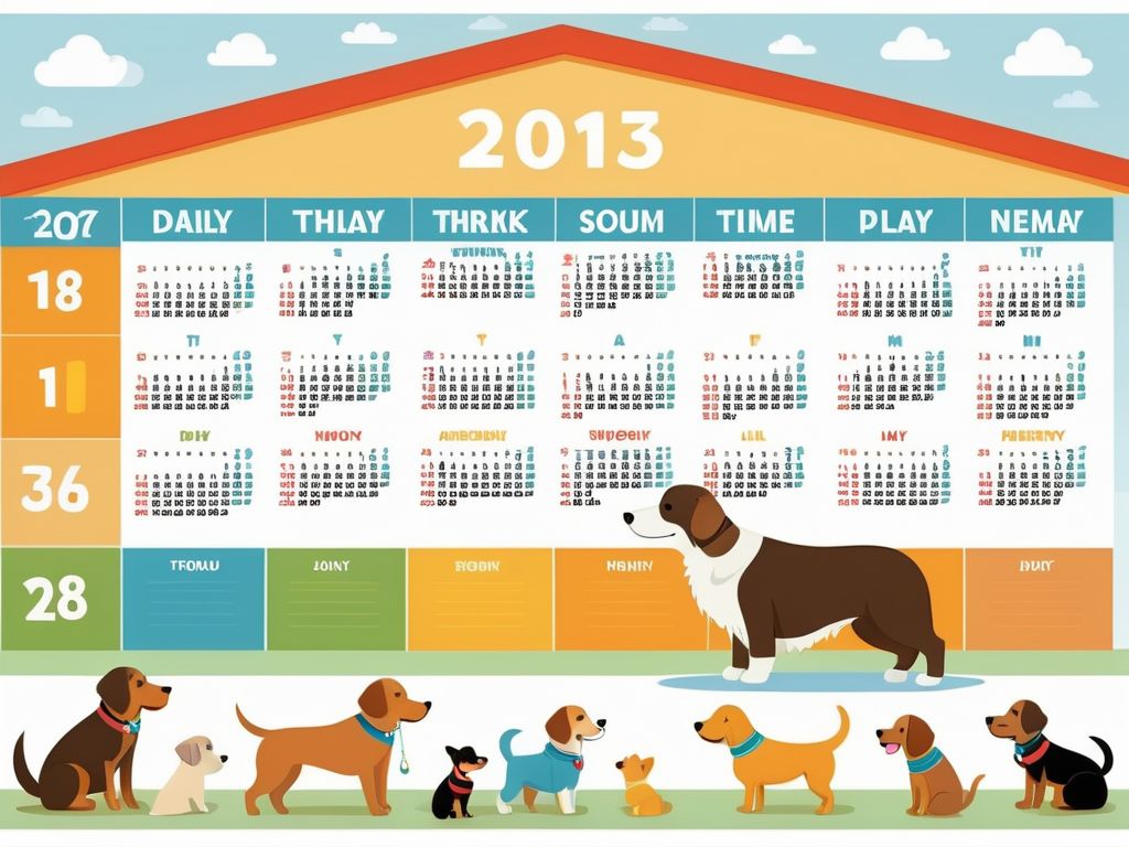 Calendario de Rutina Canina