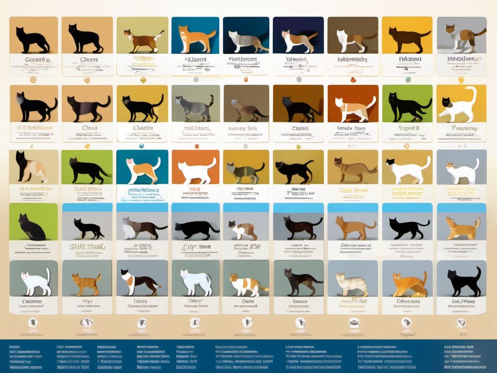 Gráfico de niveles de independencia de razas de gatos