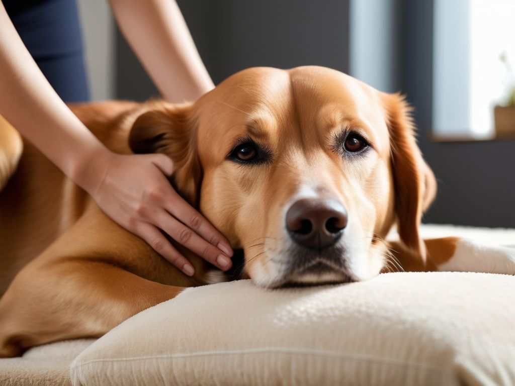 Beneficios del masaje en perros
